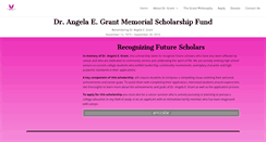 Desktop Screenshot of drangelagrantscholarship.org