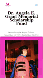 Mobile Screenshot of drangelagrantscholarship.org